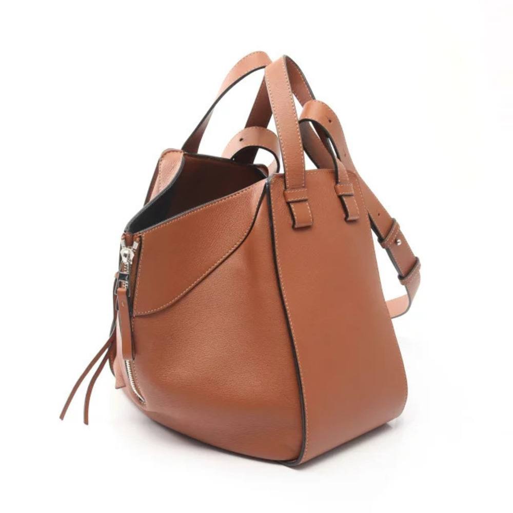 Loewe Handbag Hammock Brown Leather Brown